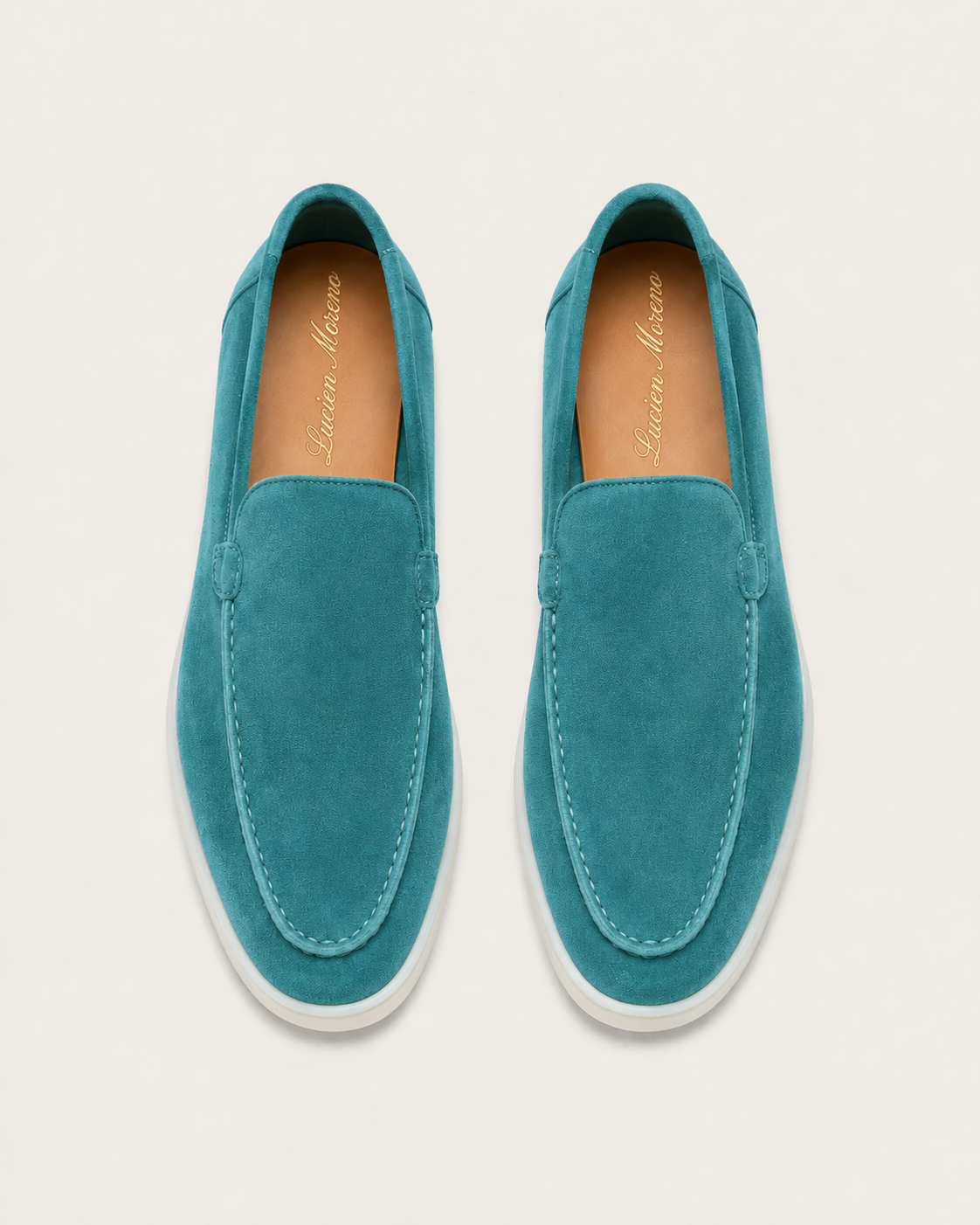 Moreno Suède Loafer Turquoise