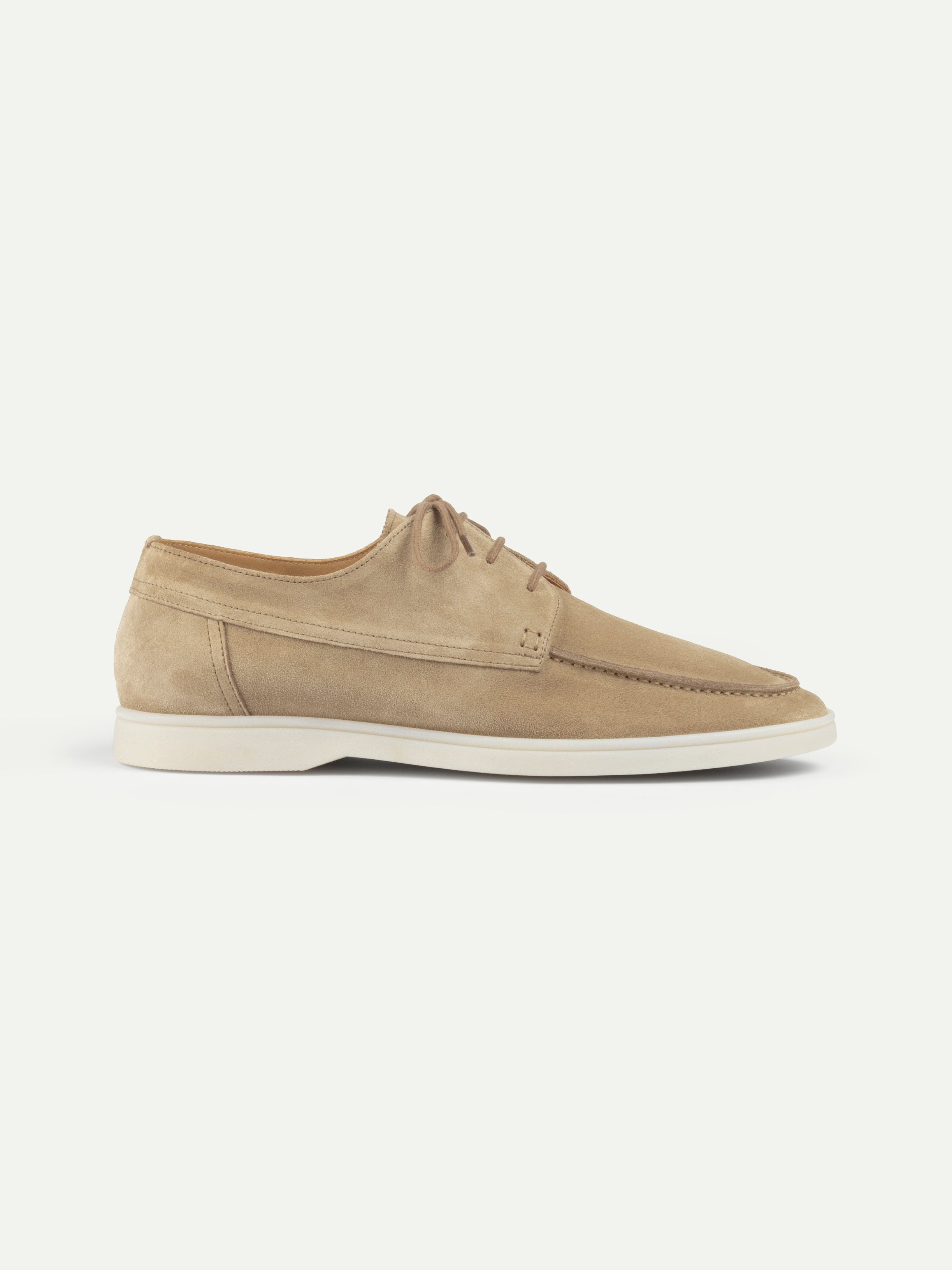 Dark Taupe Boat Loafers
