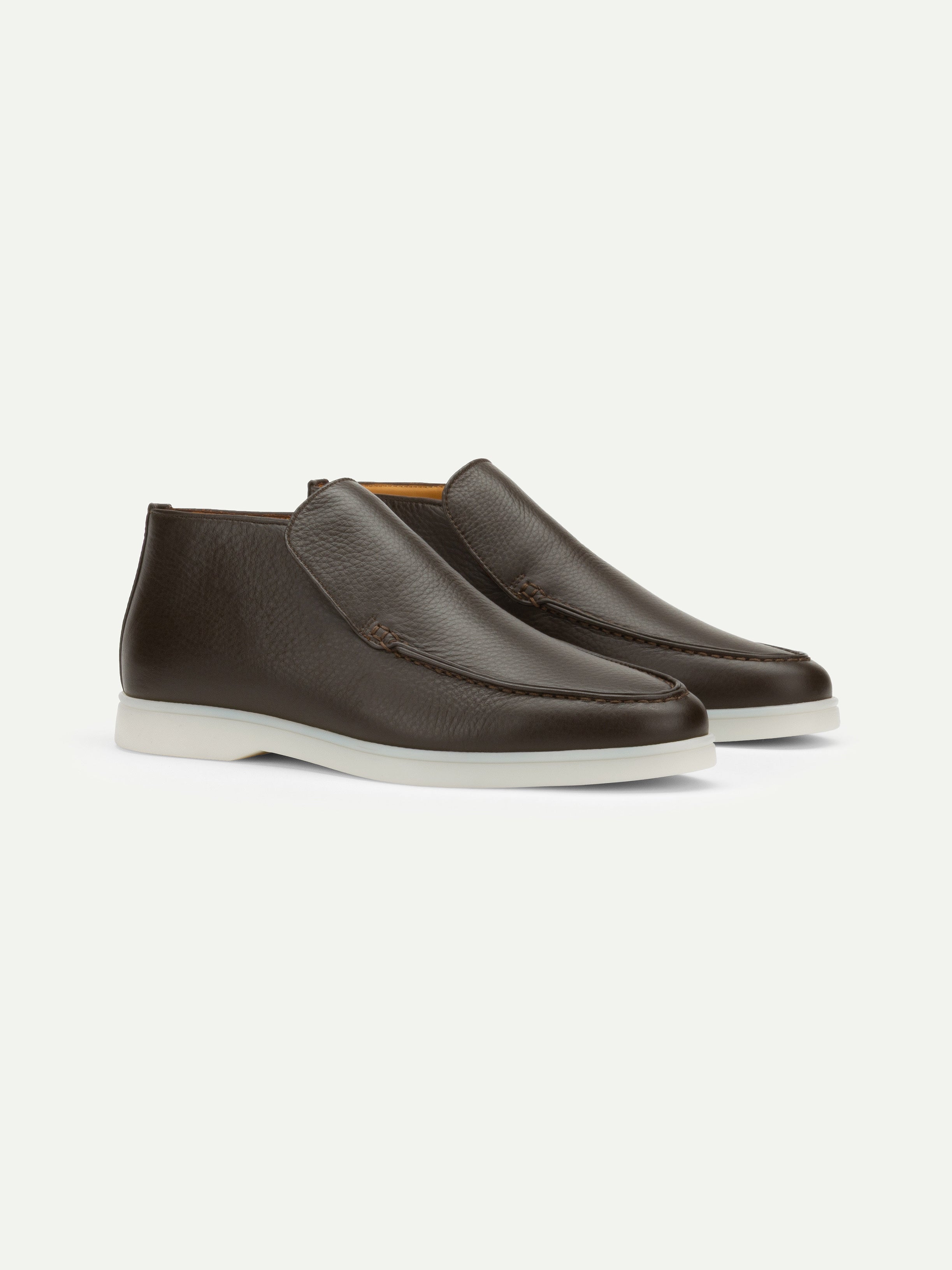 Lady Brown Grain Milano Loafer — view 1
