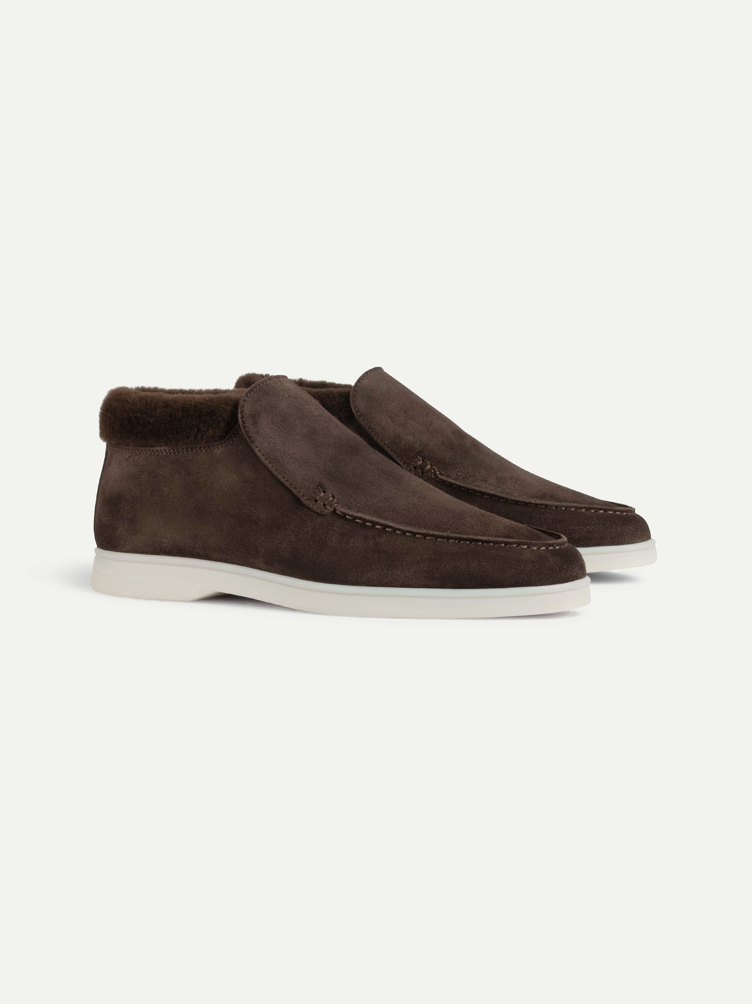 Lady Warm Grey Milano Loafer Fur — view 1