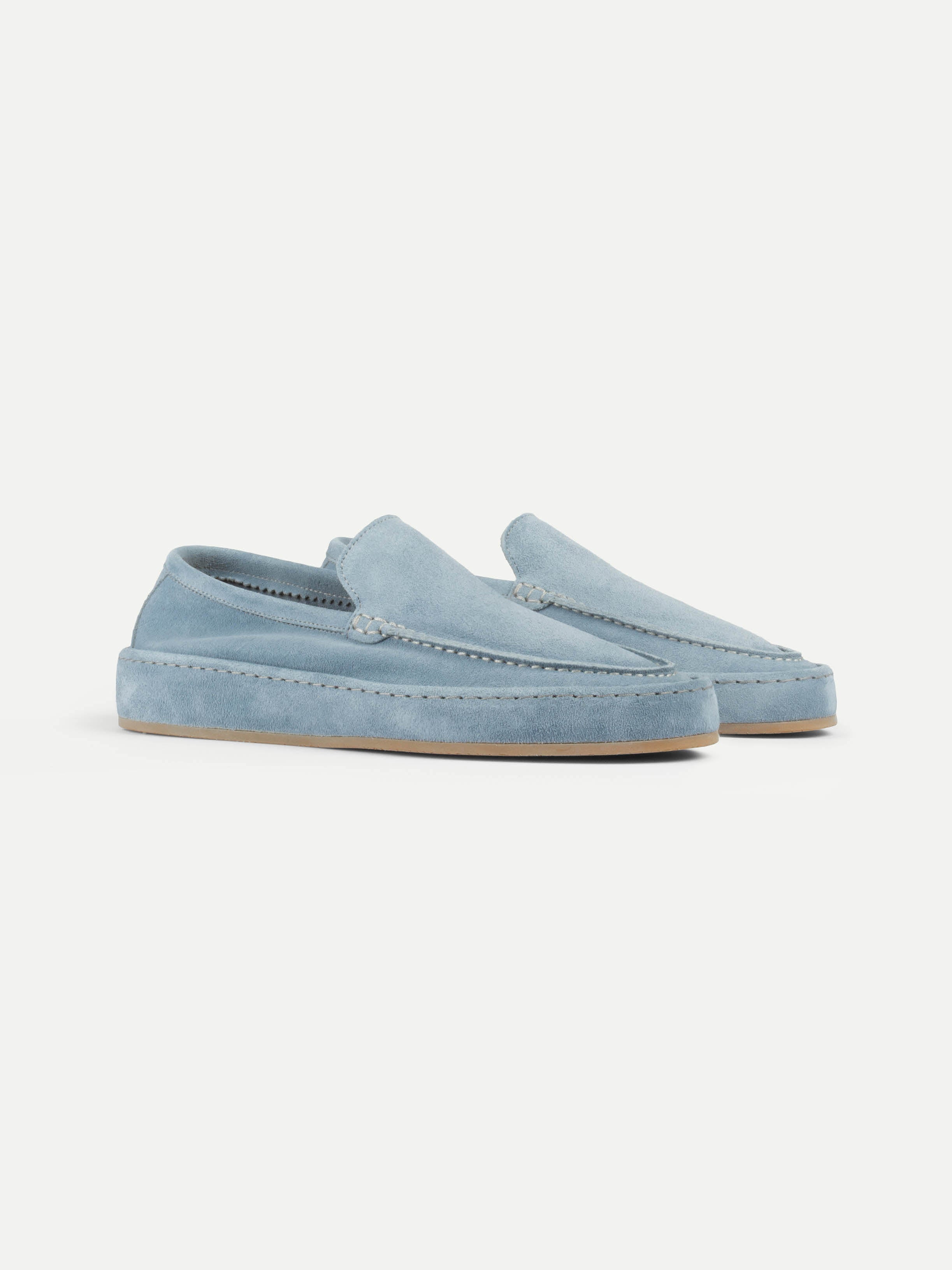 Lady Light Blue Capri Loafer — view 1