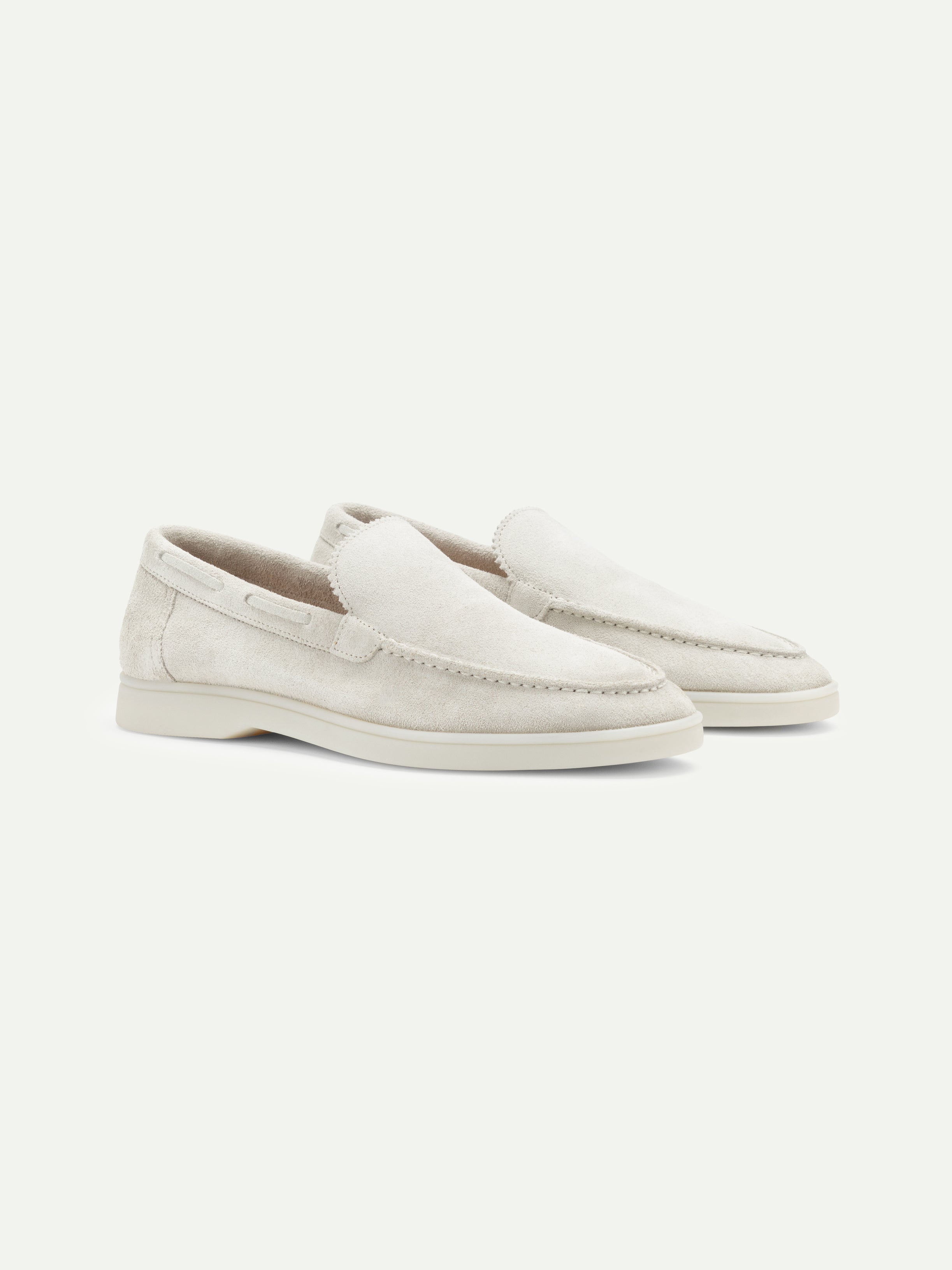 Lady Light Grey Amalfi Loafers — view 1