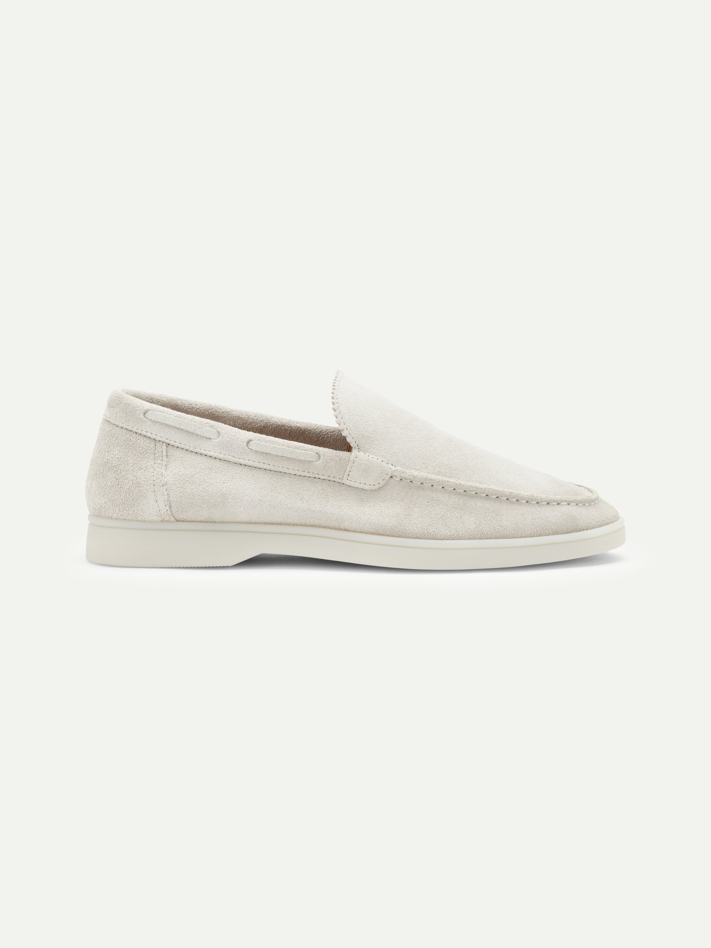 Lady Light Grey Yacht Loafers