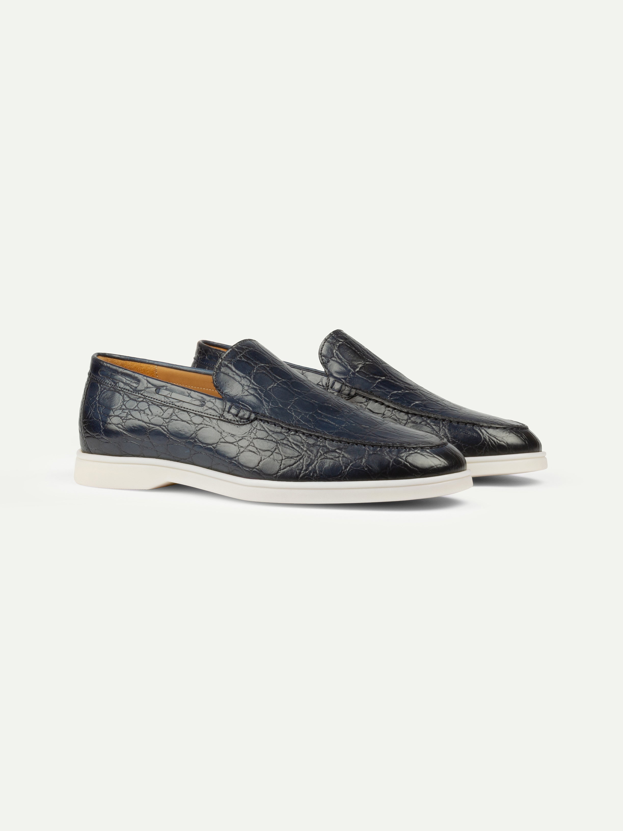 Navy Amalfi Loafers — view 1