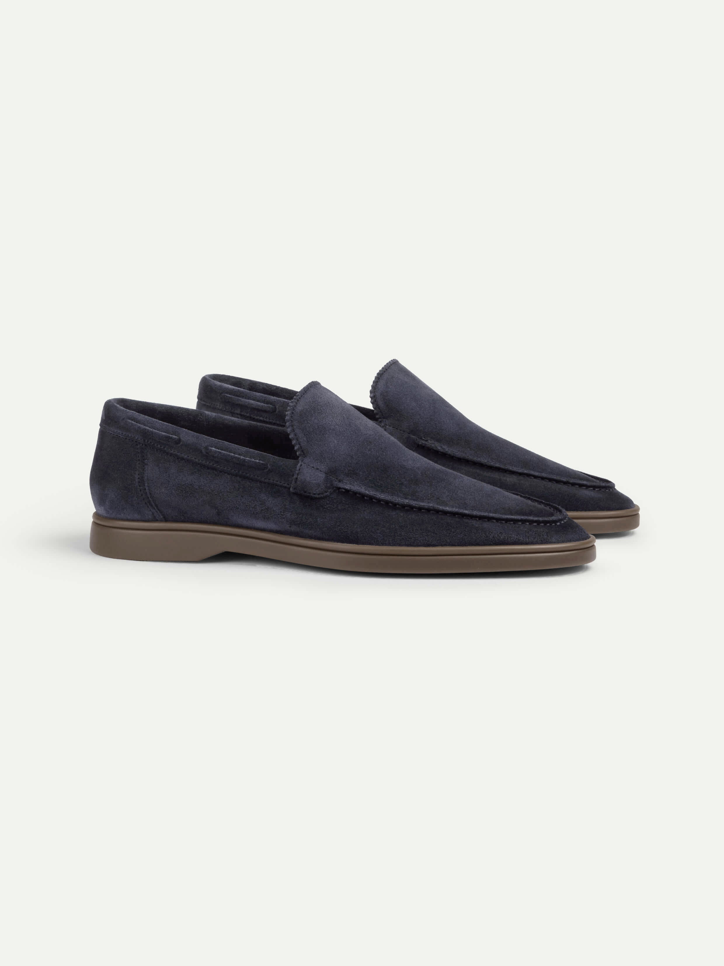 Steel Blue Amalfi Loafers — view 1
