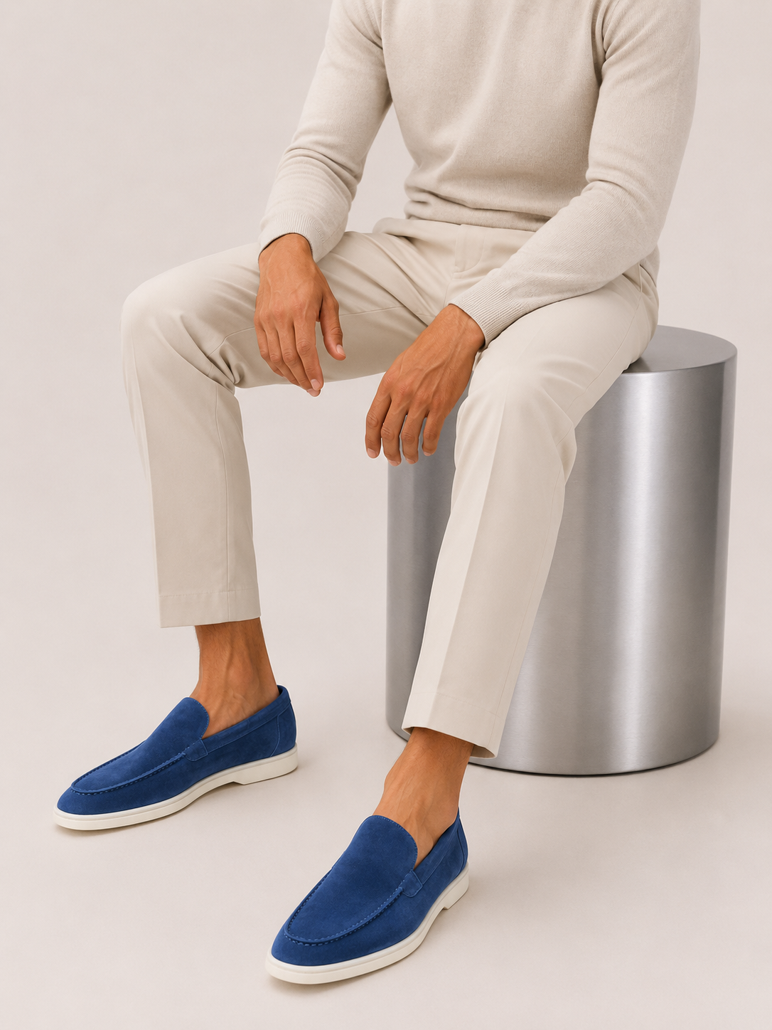 Moreno Suède Loafer Royal Blue