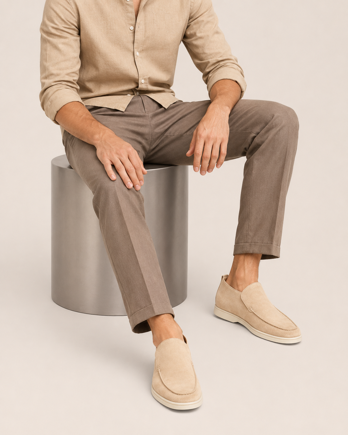 Moreno Suède City Loafer Khaki