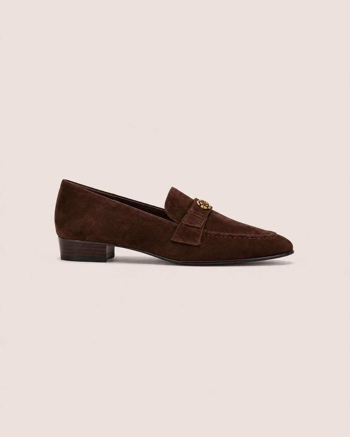 Moreno Rose Suede Loafer — view 1