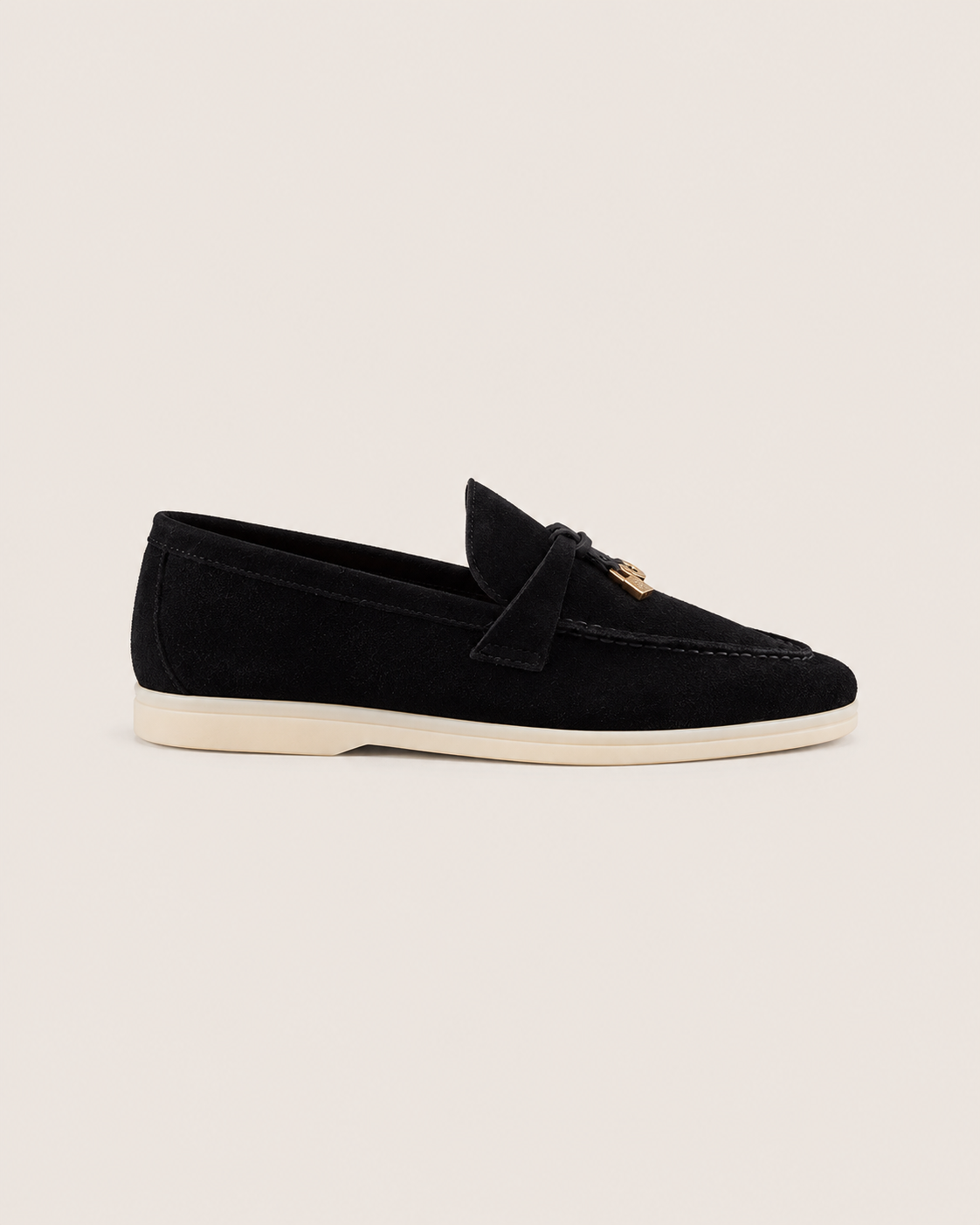 Lady Black Ischia Buckle Loafer — view 1