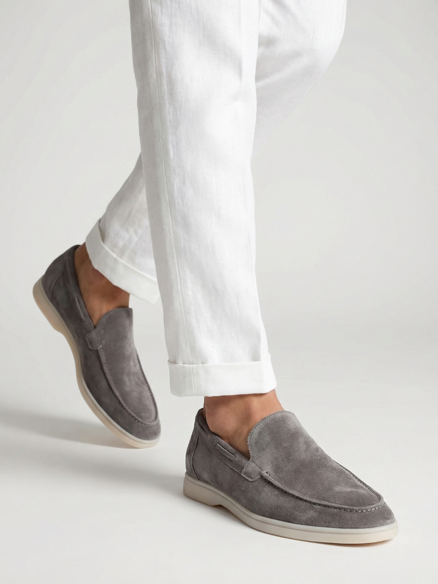 Grey Yacht Loafers