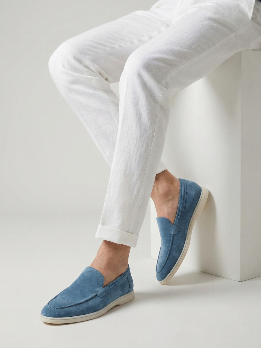 Sapphire Blue Yacht Loafers