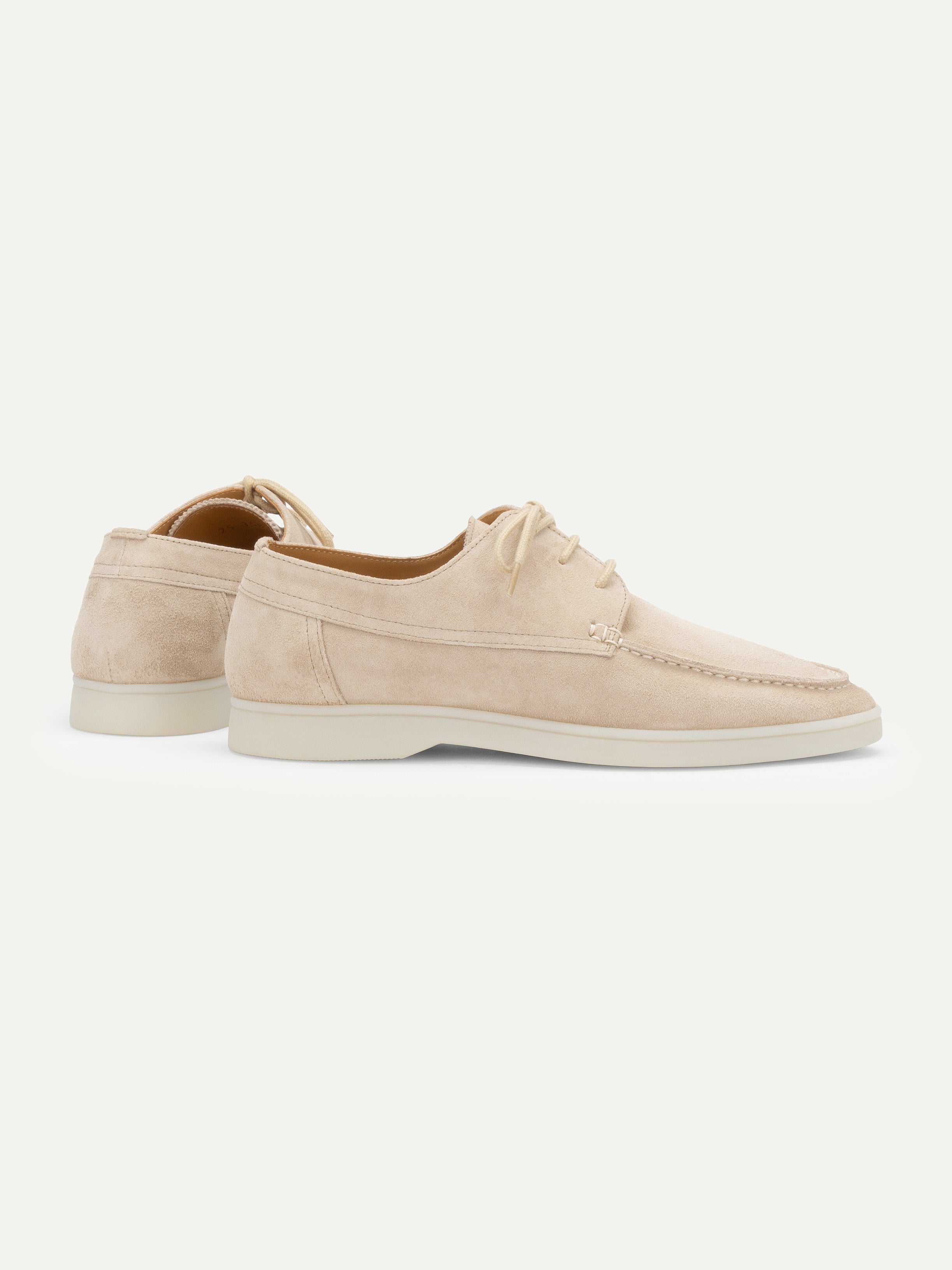 Lady Light Beige Boat Loafer