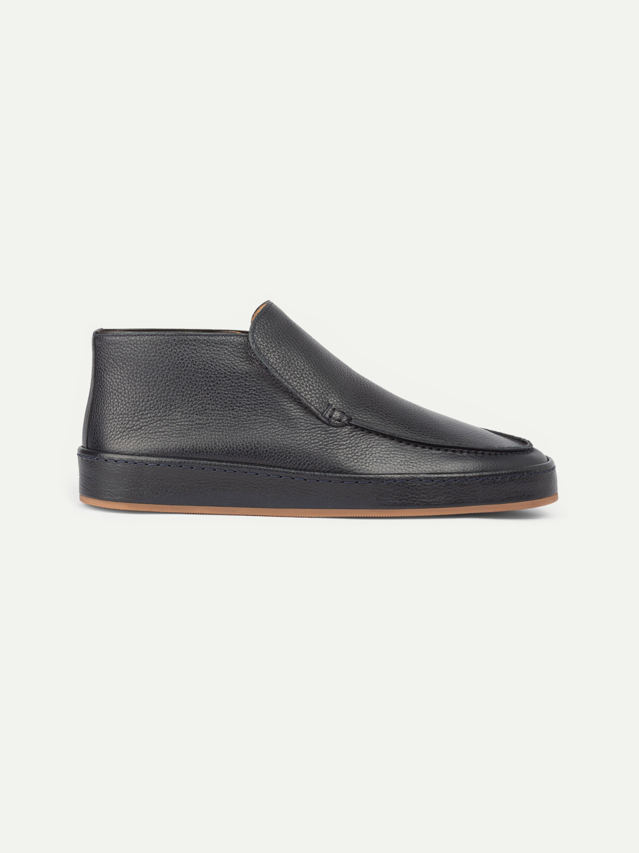 Navy Grain Voyager City Loafer