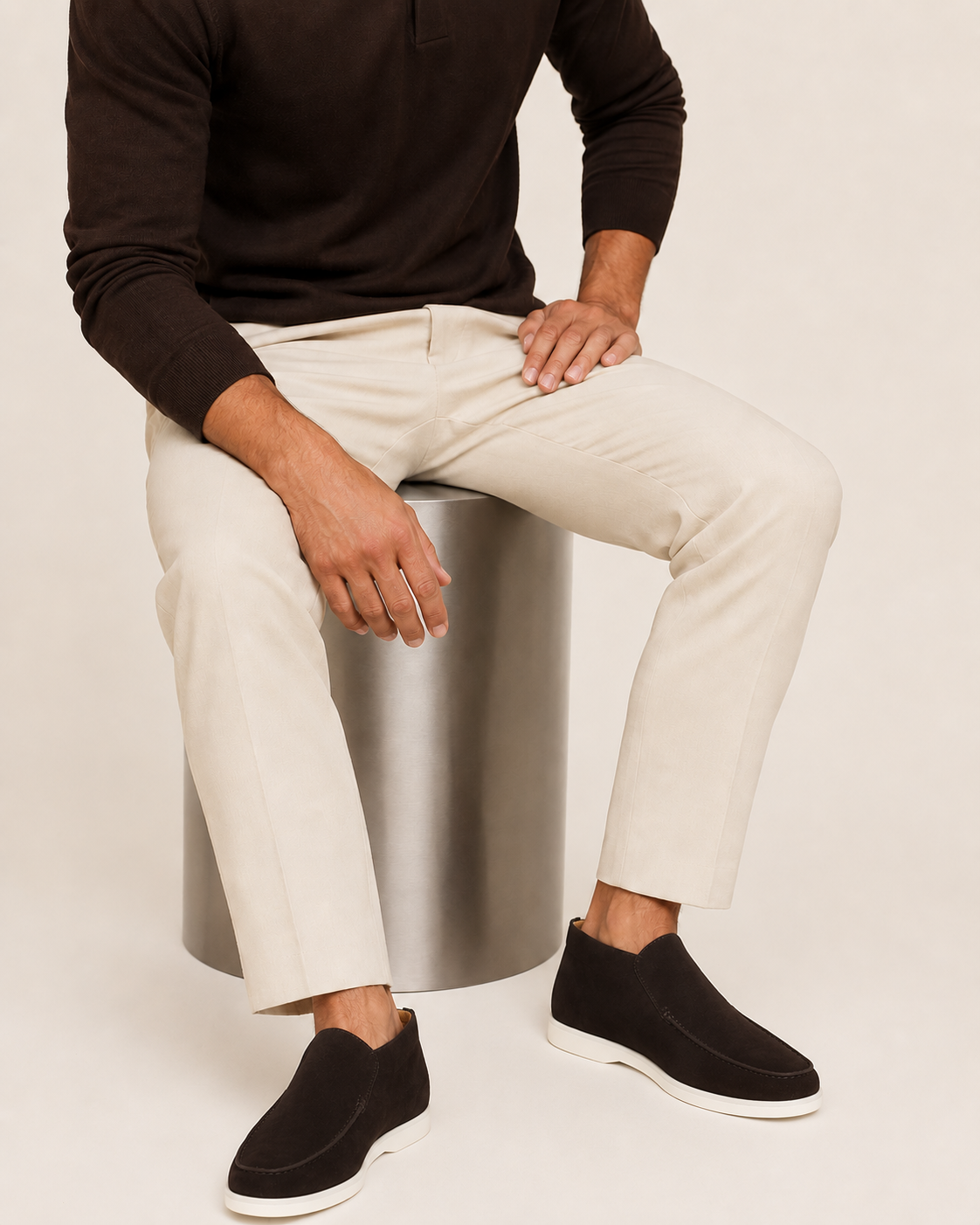Moreno Suède City Loafer Dark Coffee
