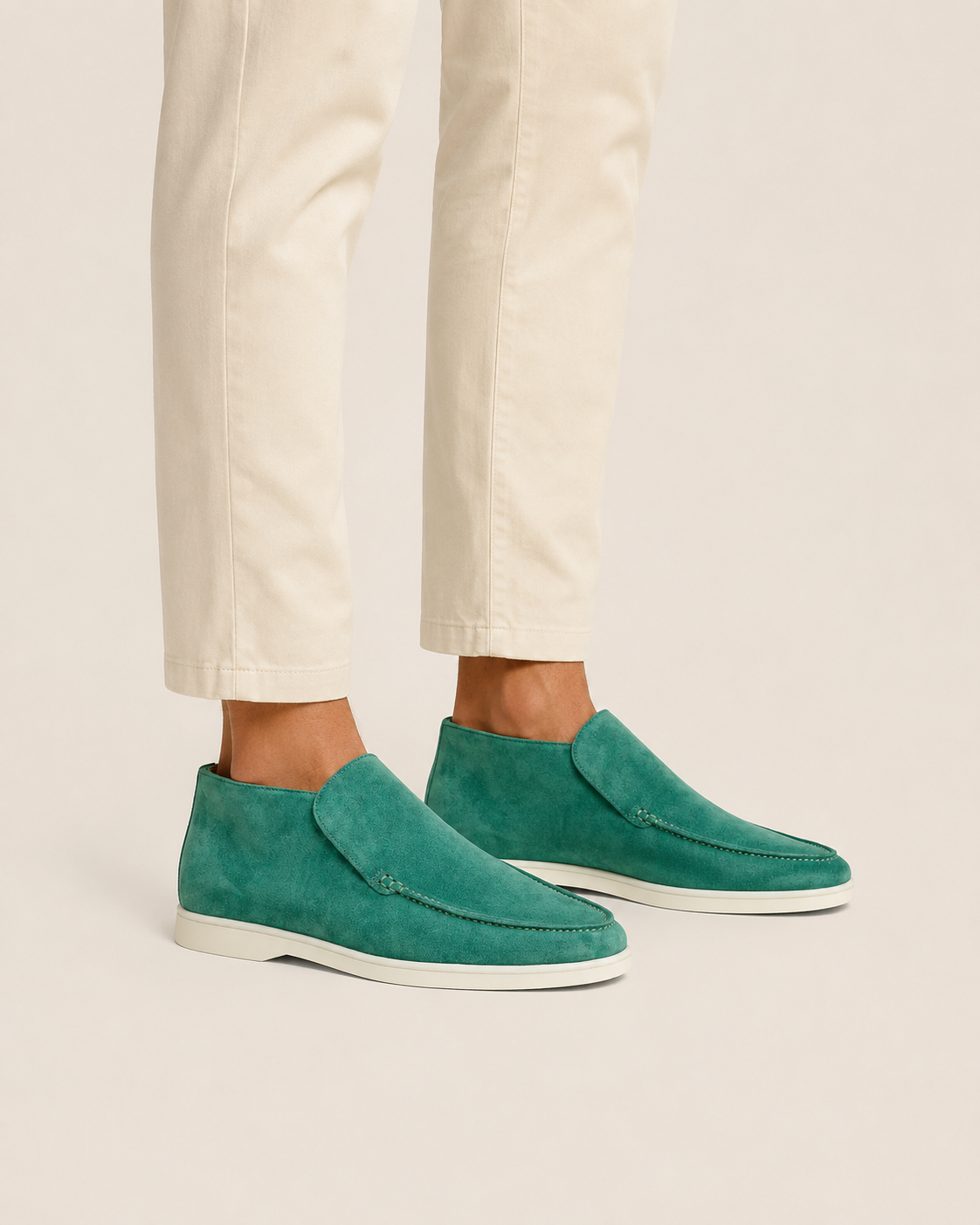 Moreno Suede City Loafer Emerald