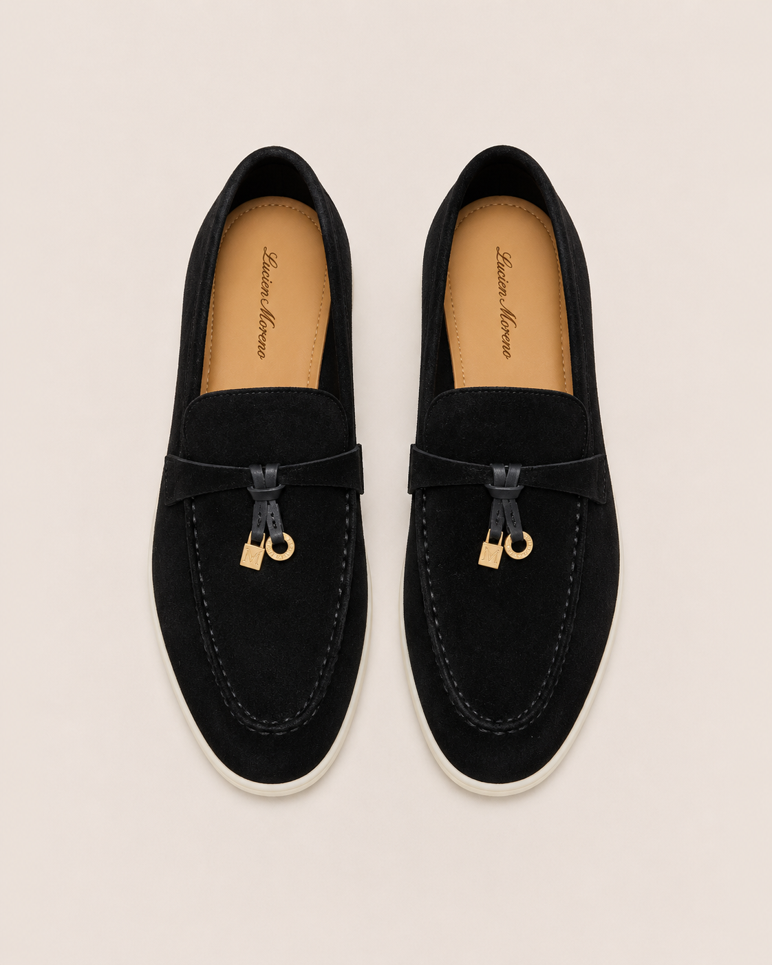 Lady Black Buckle Loafer